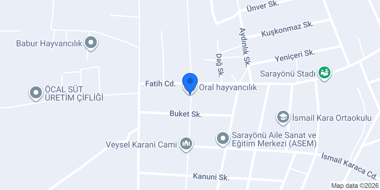 Oral hayvancılık konumu