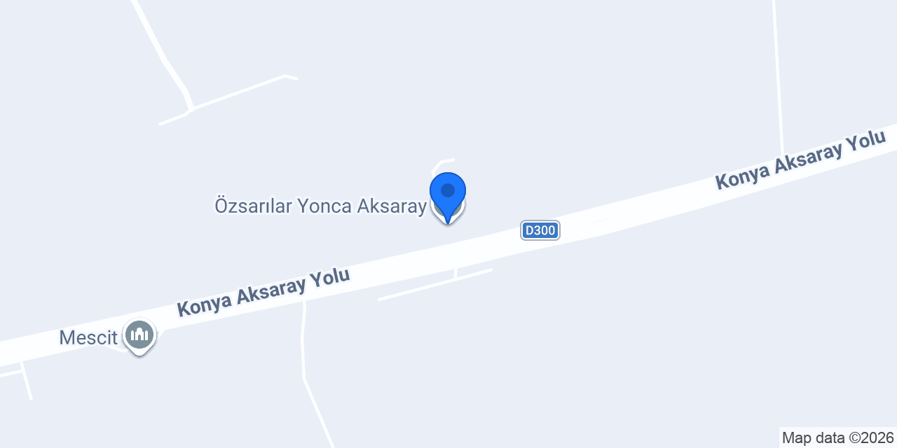 Özsarılar Yonca Aksaray konumu