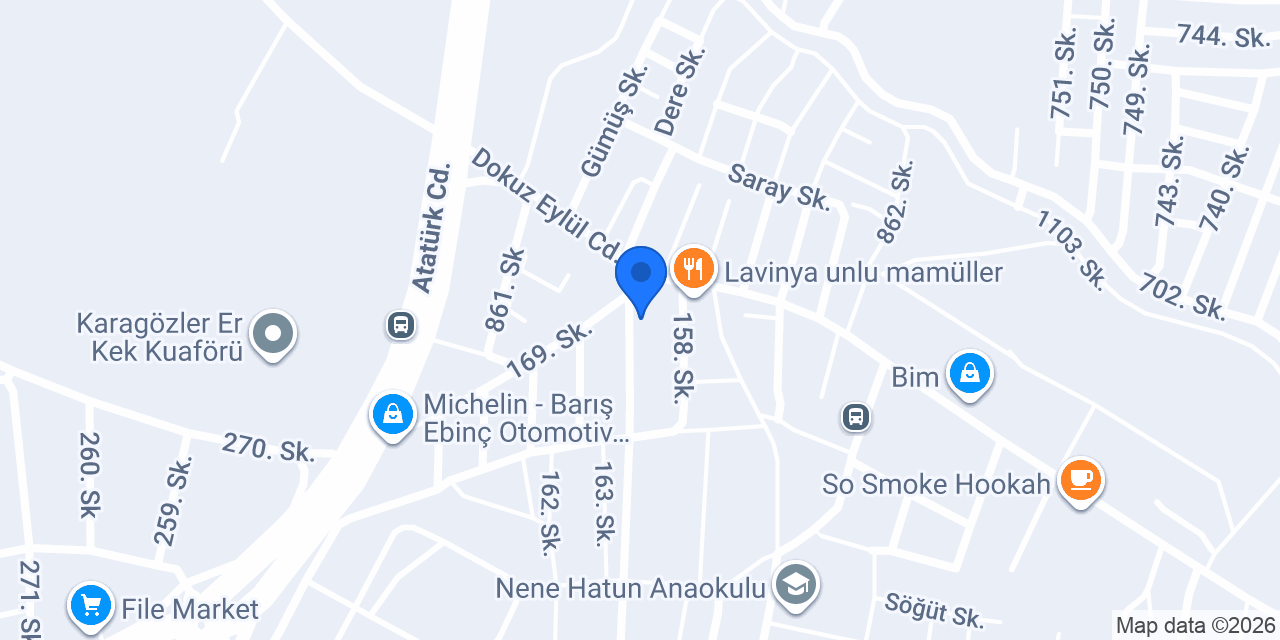 Bakircandusakabin konumu