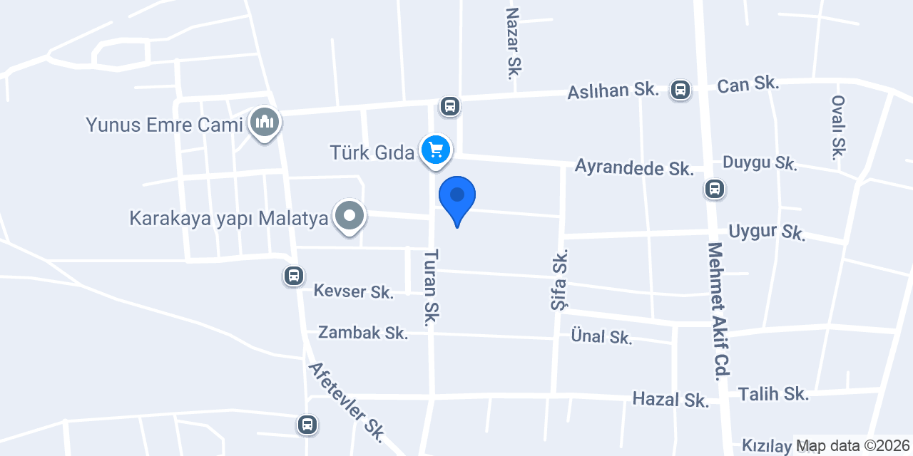 Afşin Bayram Şahan Aile Sağlık Mer. konumu