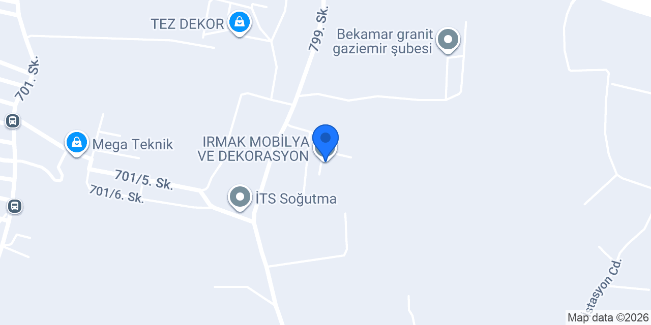 IRMAK MOBİLYA VE DEKORASYON konumu