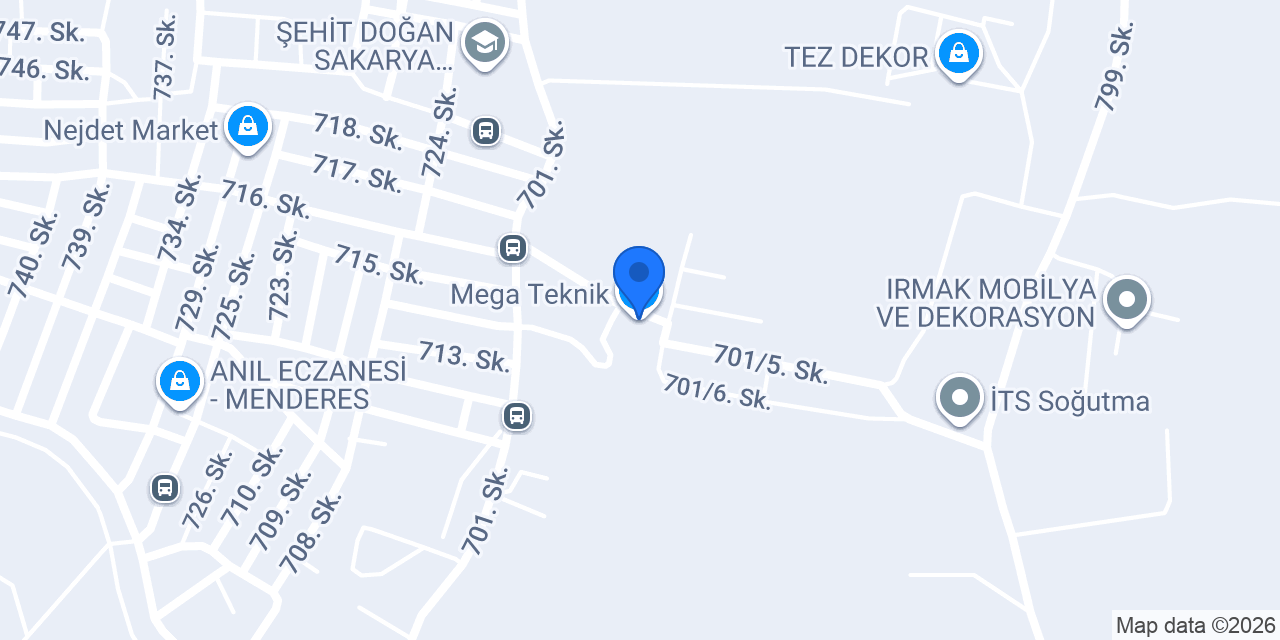 Mega Teknik konumu