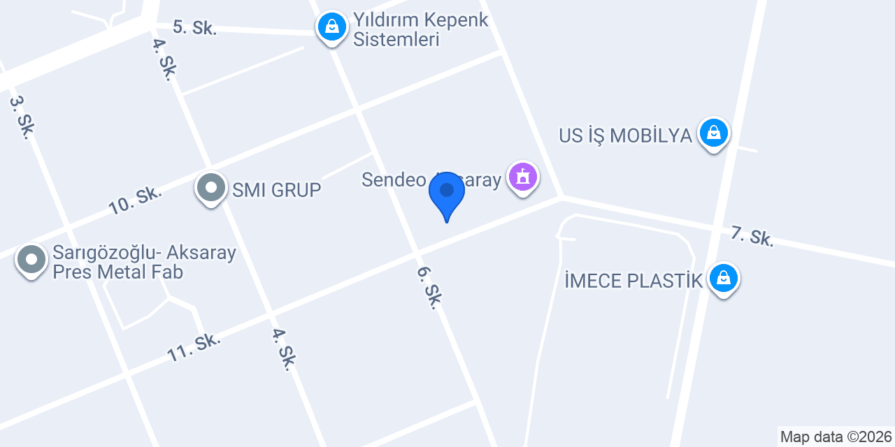 OTP OTOMOTİV AKSARAY FABRİKA konumu