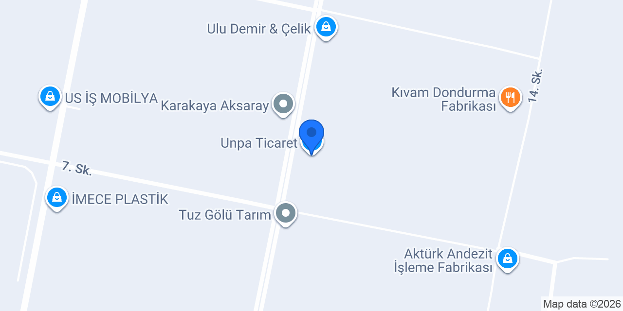 Unpa Ticaret konumu