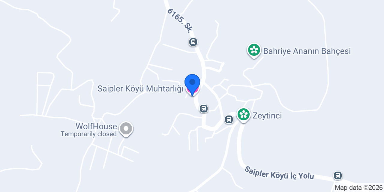 Saipler Köyü Muhtarlığı konumu
