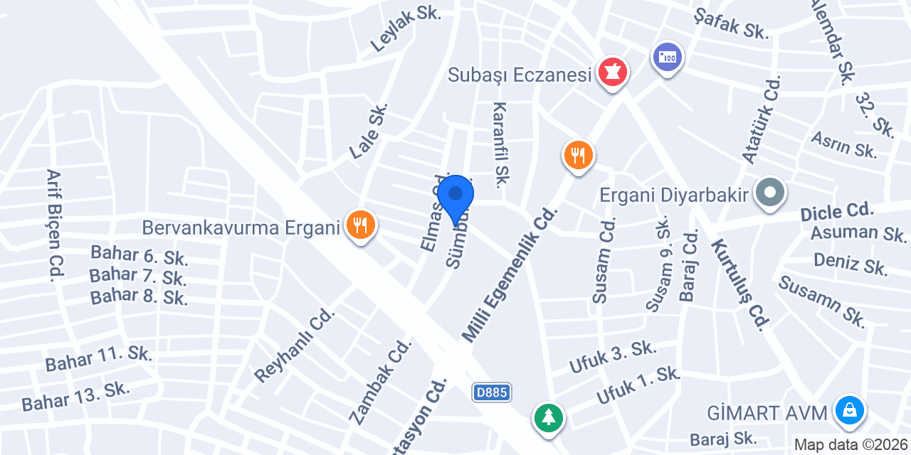 Günsever Veteriner Kliniği konumu