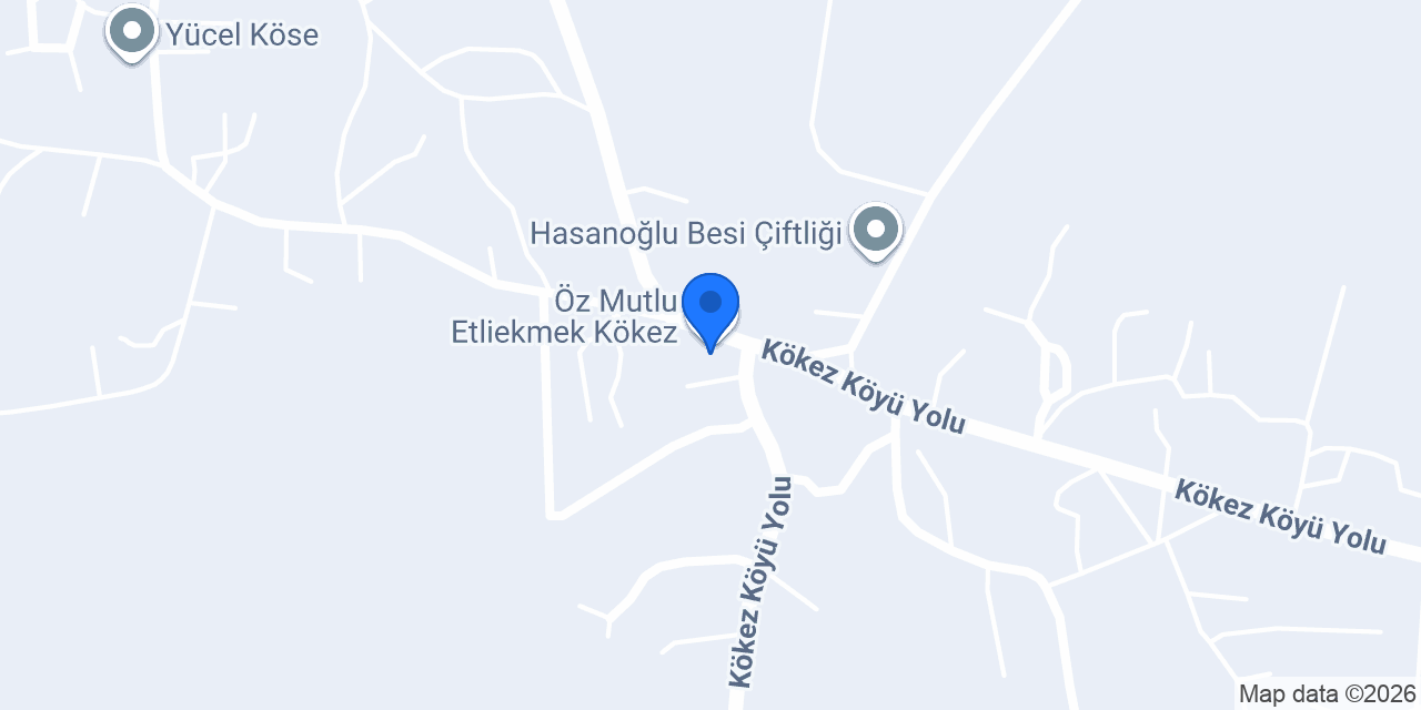 Öz Mutlu Etliekmek Kökez konumu