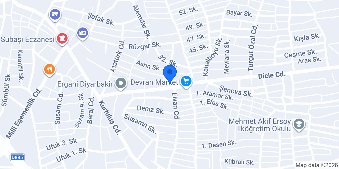Haci Avm konumu