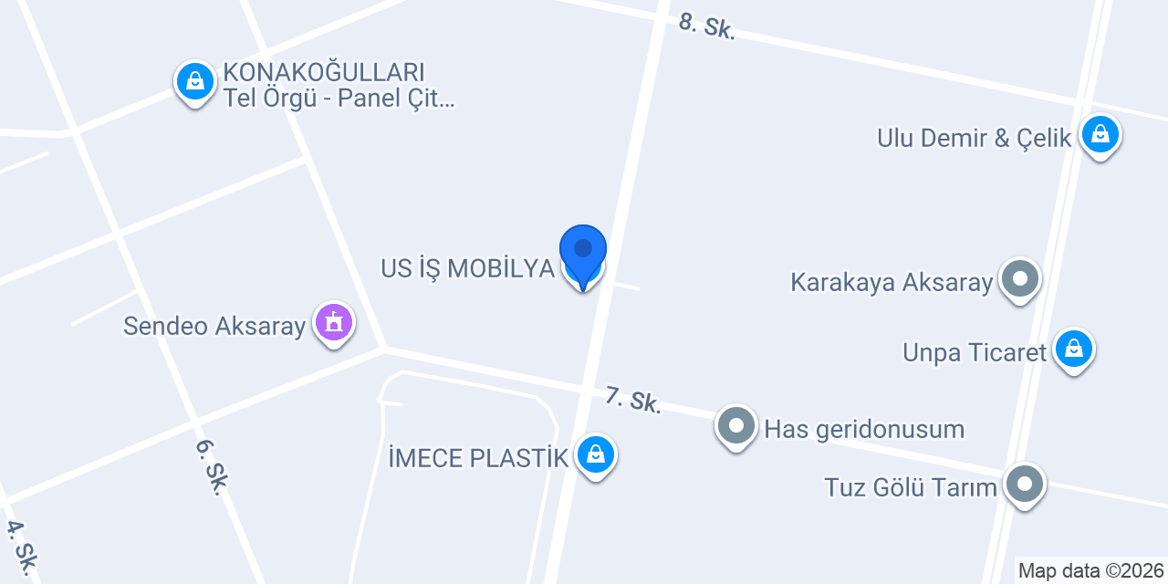 US İŞ MOBİLYA konumu