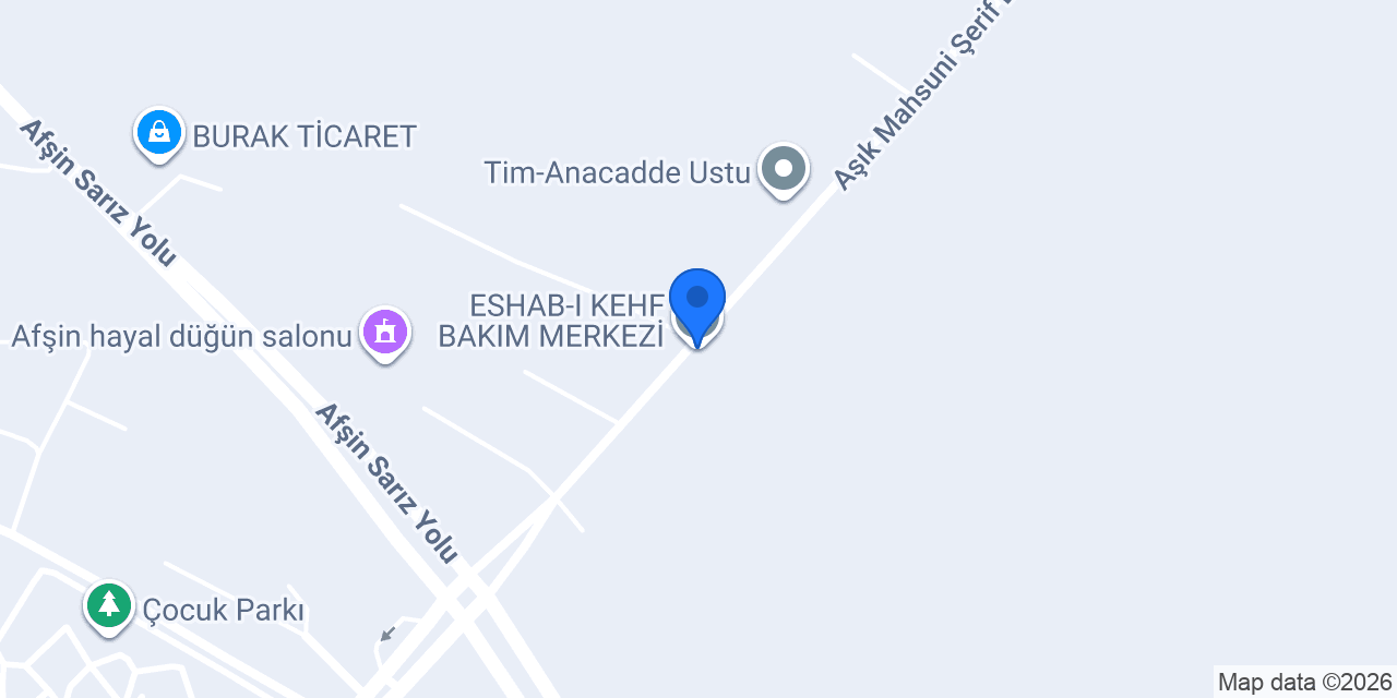 ESHAB-I KEHF BAKIM MERKEZİ konumu