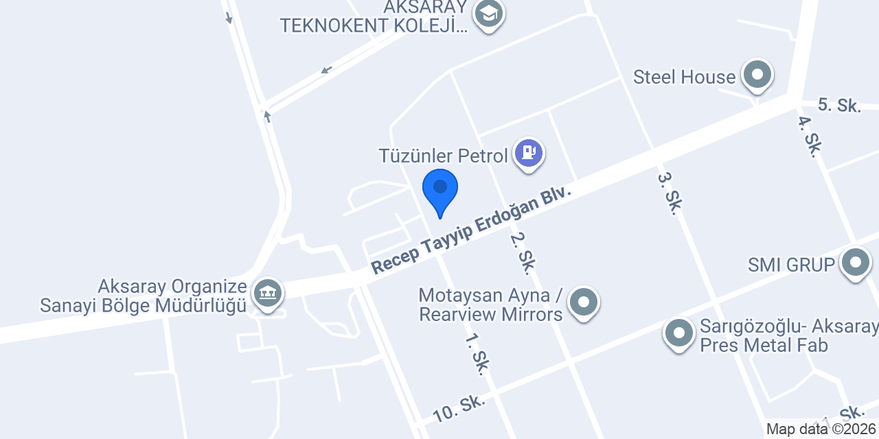 ALİ EKİN MÜHENDİSLİK konumu