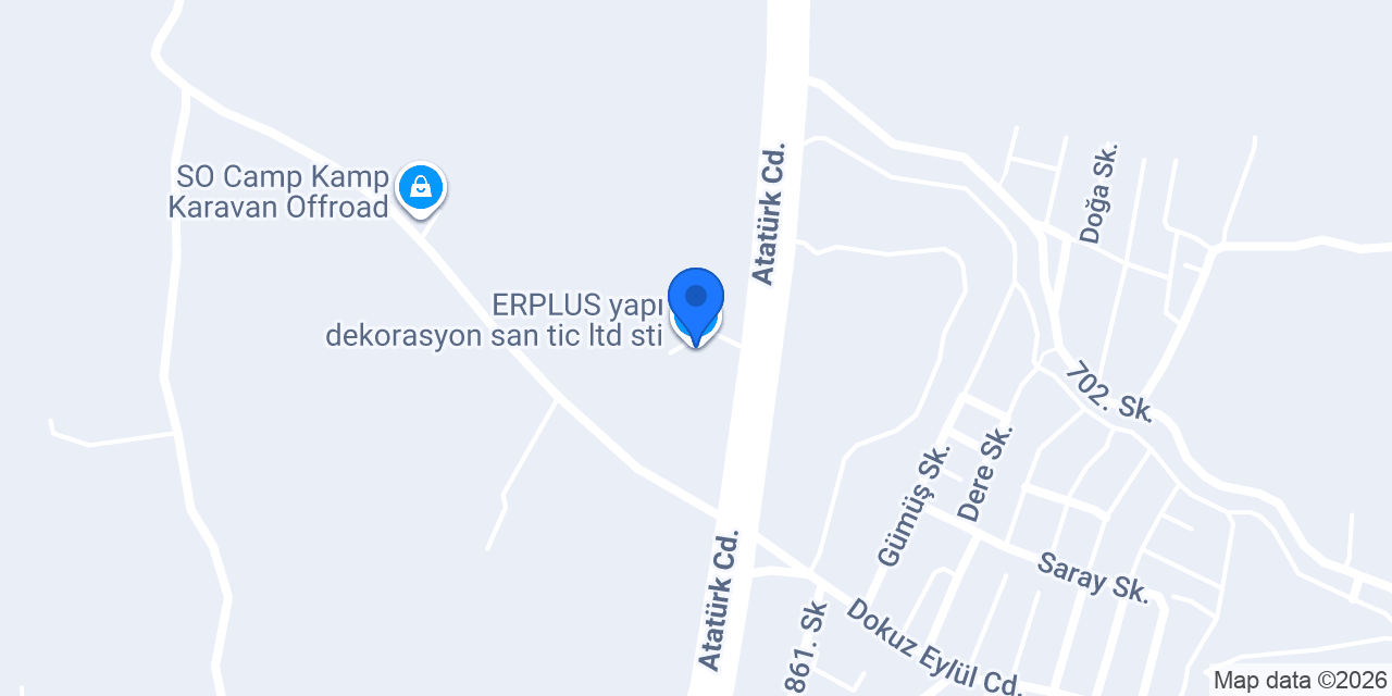 ERPLUS yapı dekorasyon san tic ltd sti konumu