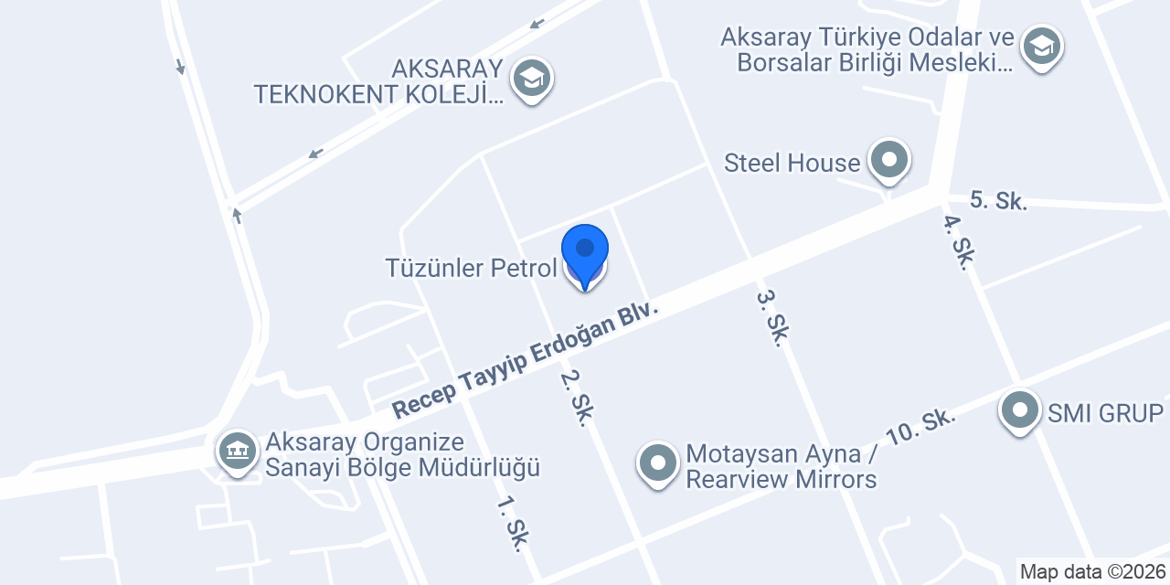 Tüzünler Petrol konumu
