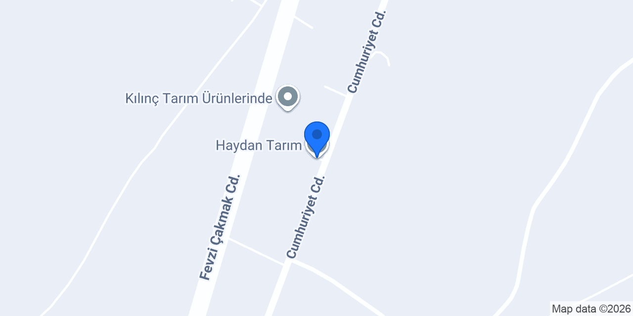 Haydan Tarım konumu