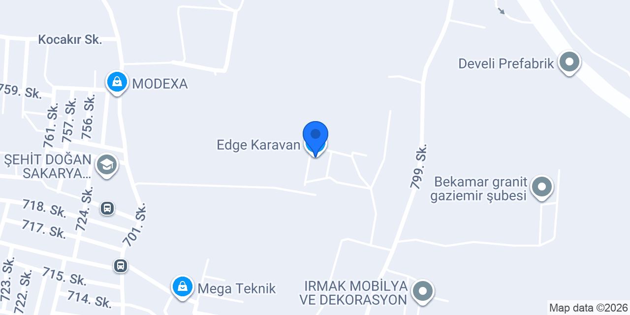 Edge Karavan konumu