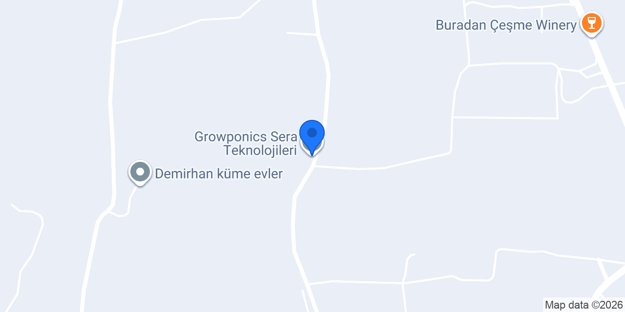 Growponics Sera Teknolojileri konumu