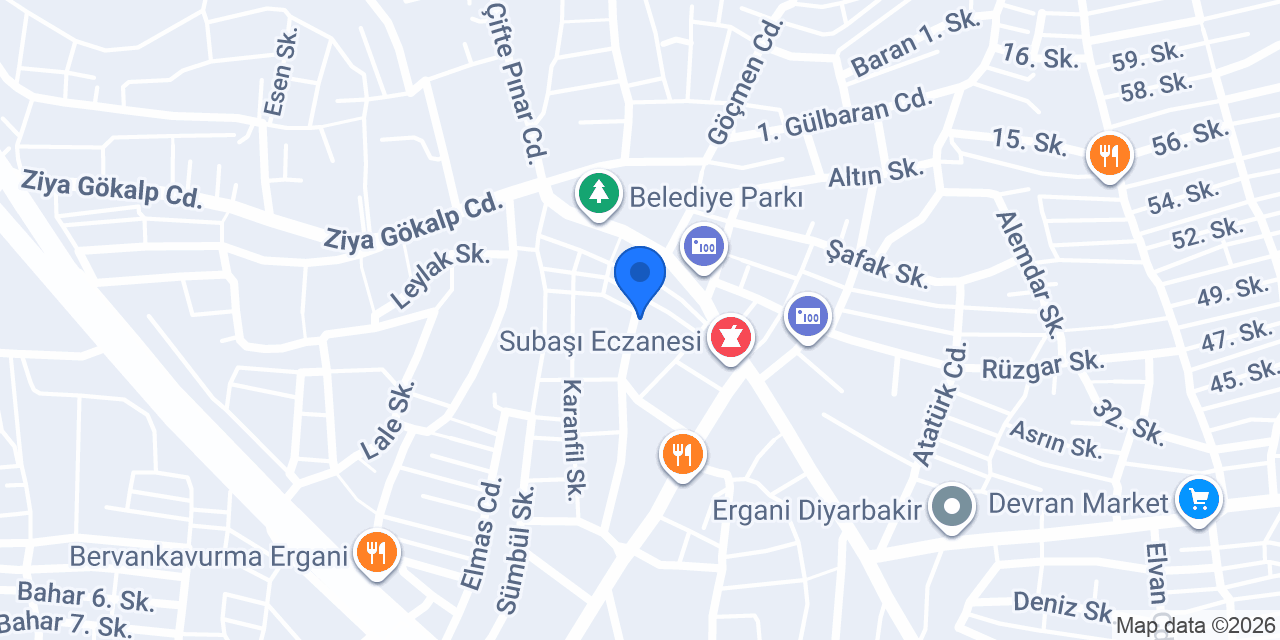 Yeni İpek Eczanesi konumu