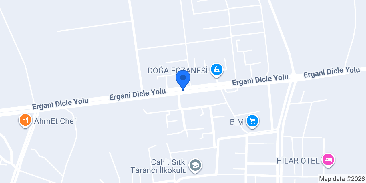 Atakay Ticaret Ergani konumu