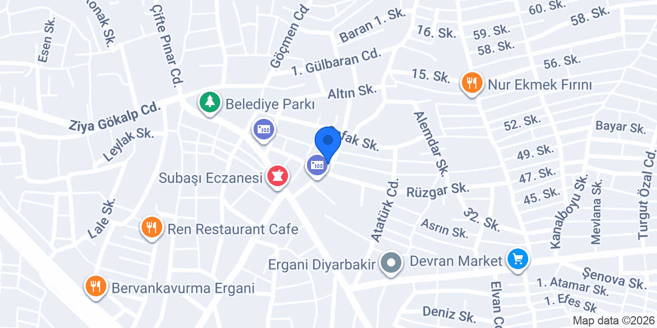 erhan dürüm evi konumu