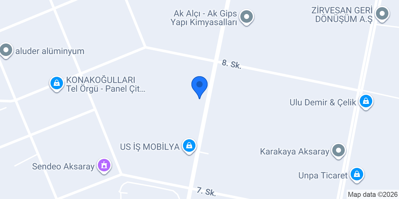 Anatolia Hazır Giyim Aksaray konumu