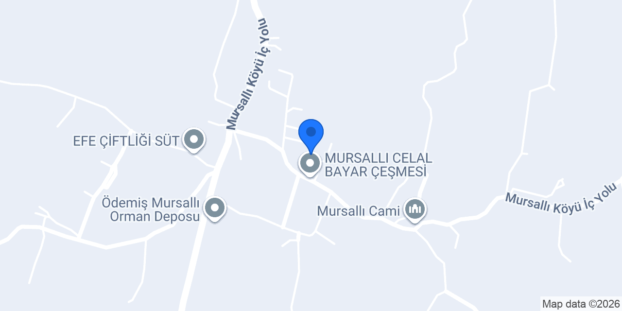 Mursallı Köyü Muhtarlığı konumu
