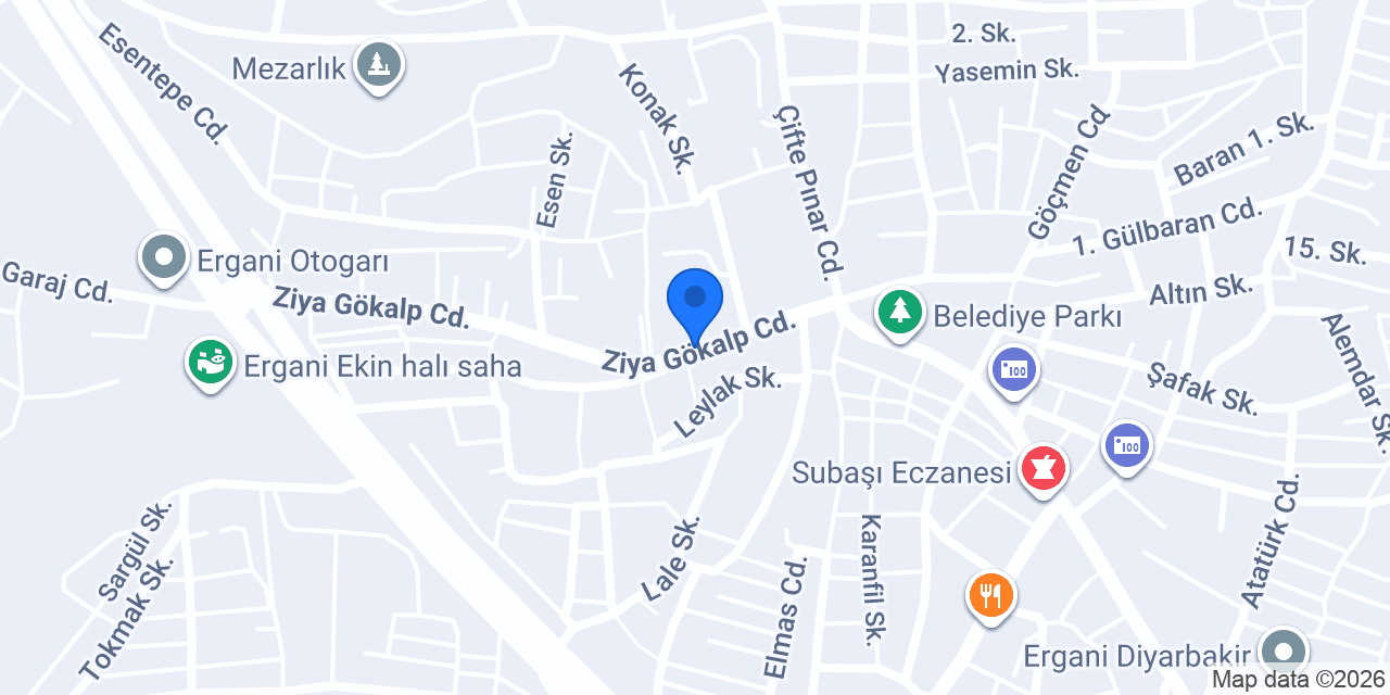 Gülüstan Pastanesi konumu