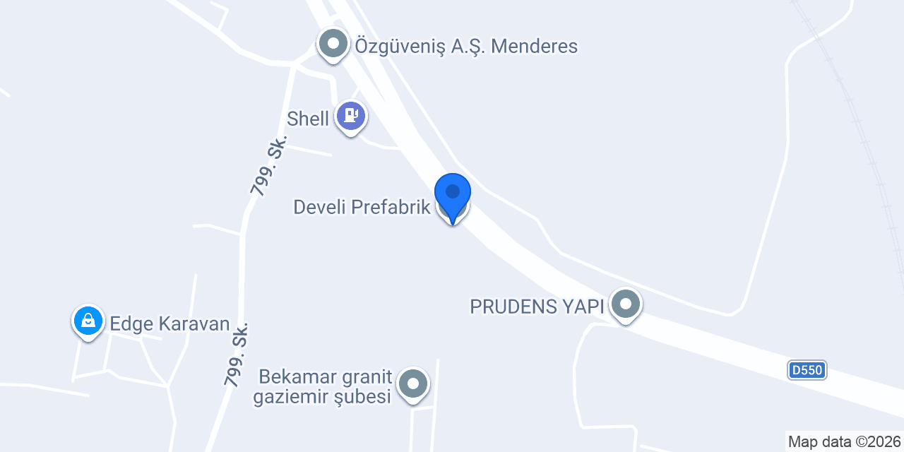 Develi Prefabrik konumu