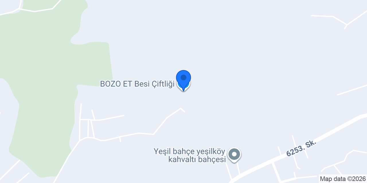 BOZO ET Besi Çiftliği konumu