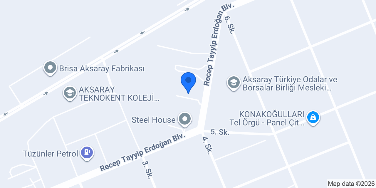 GÖKTANLAR ETİ AKSARAY konumu