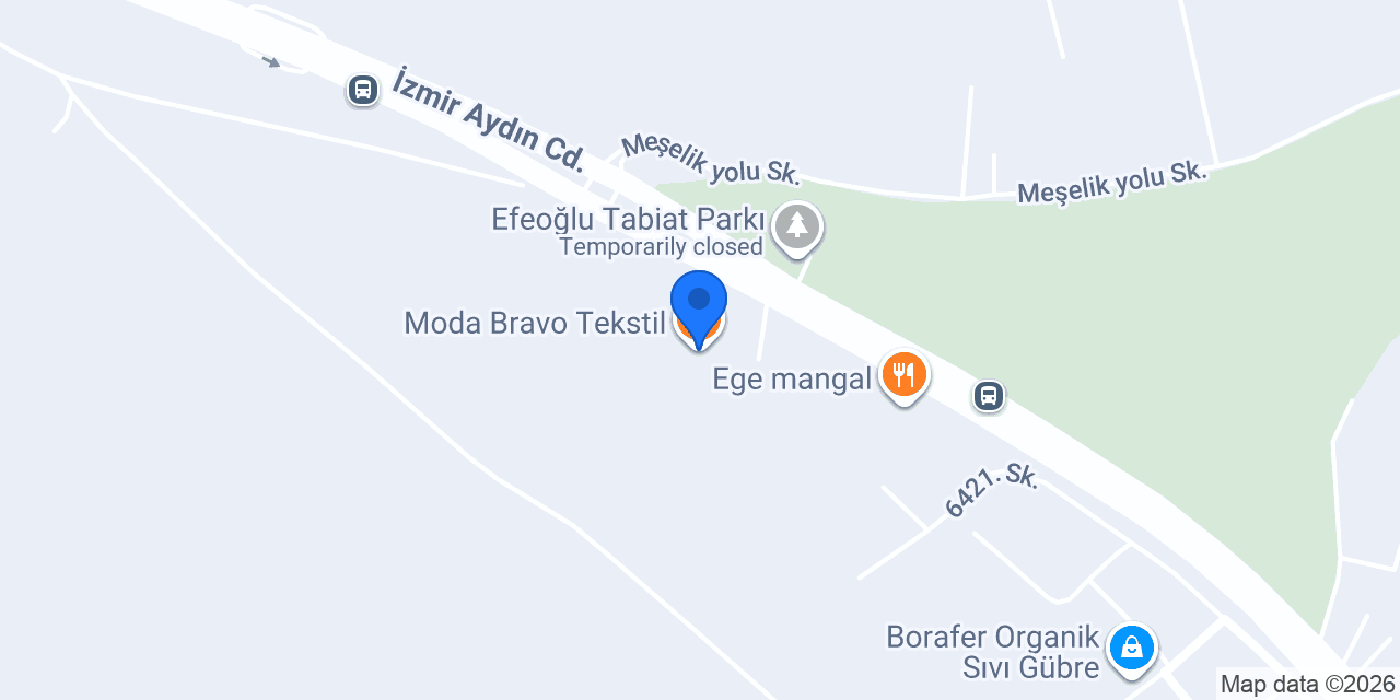 Moda Bravo Tekstil konumu