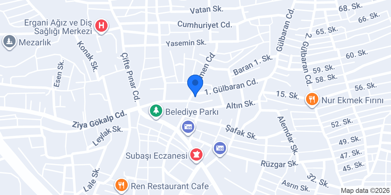 Güney Moda Kuaför konumu