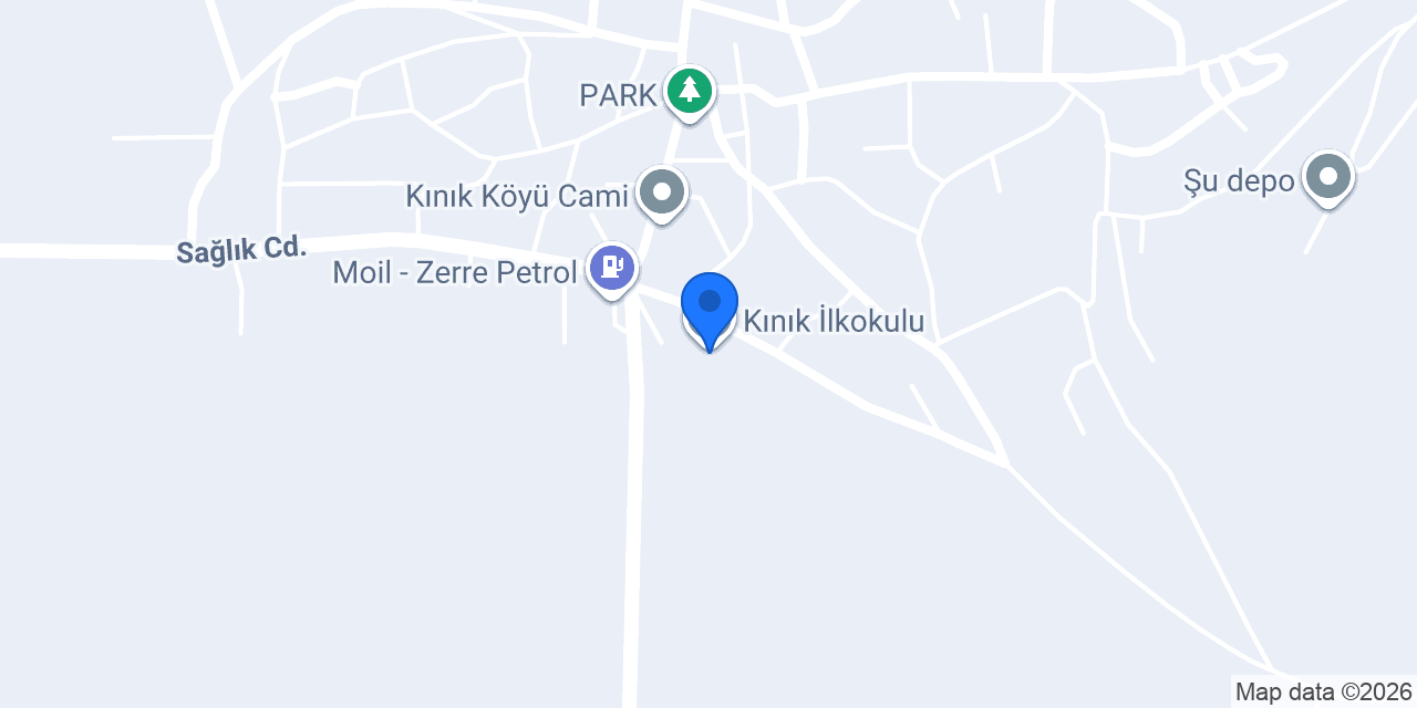 Kınık İlkokulu konumu