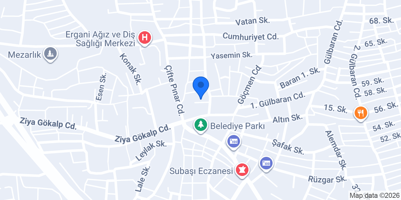 İnkılap İlkokulu konumu