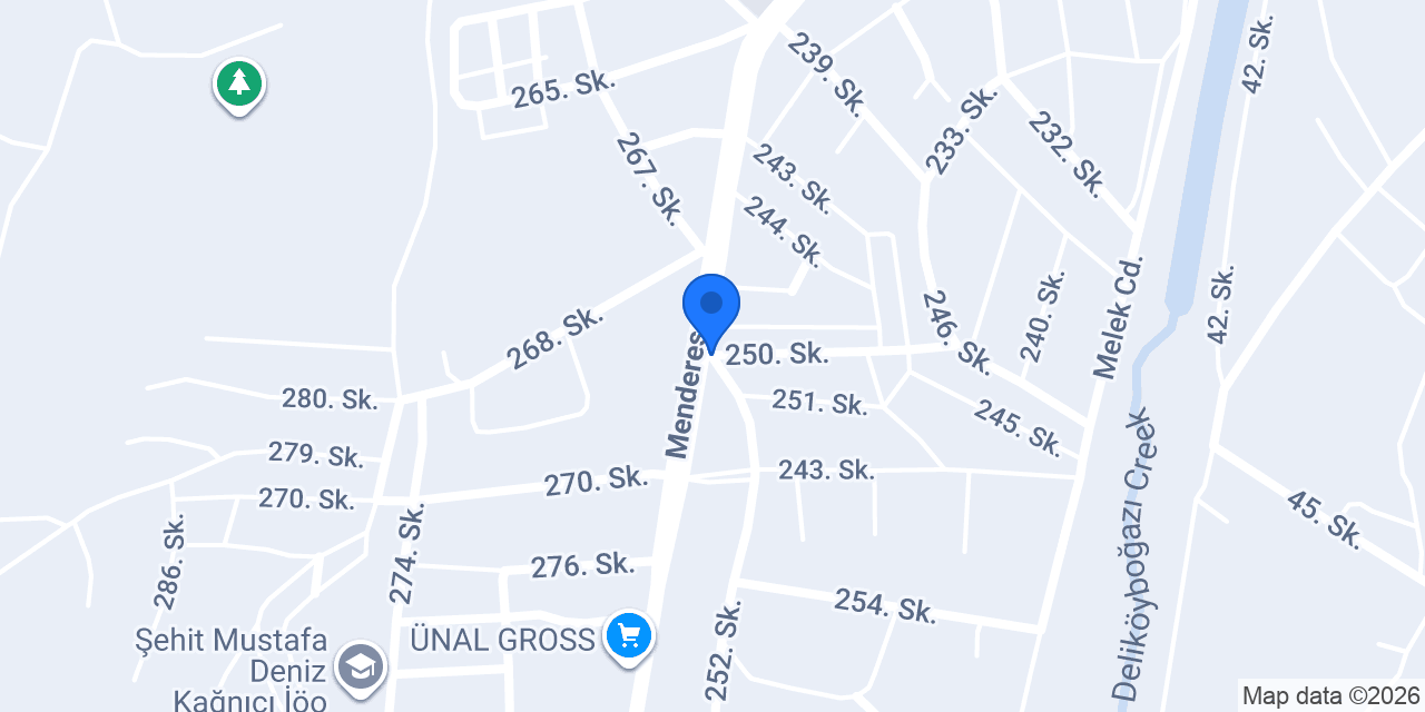 Akın Market konumu