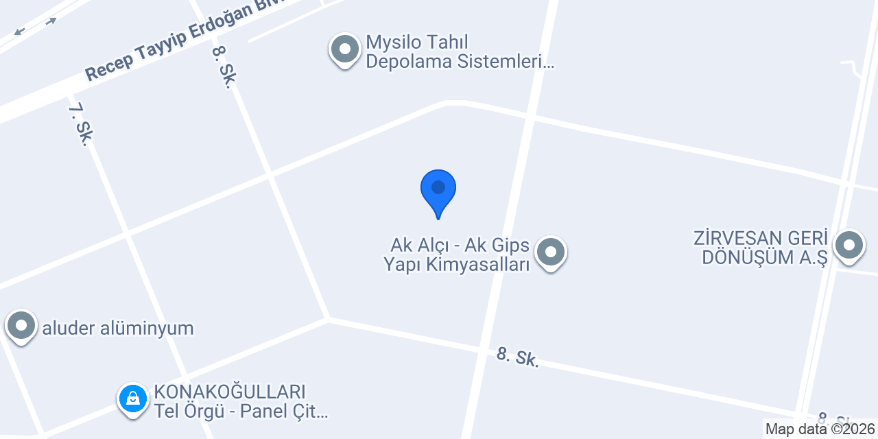 Aksaray Bayraktarlar Demir Çelik konumu