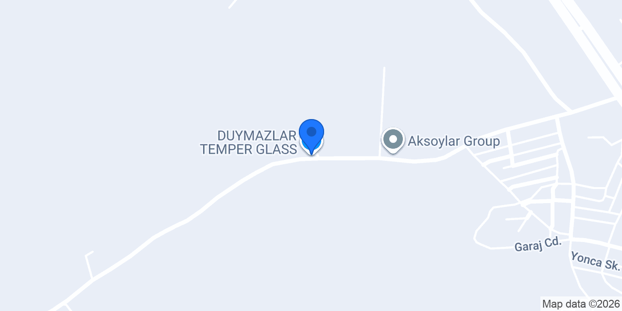 DUYMAZLAR TEMPER GLASS konumu