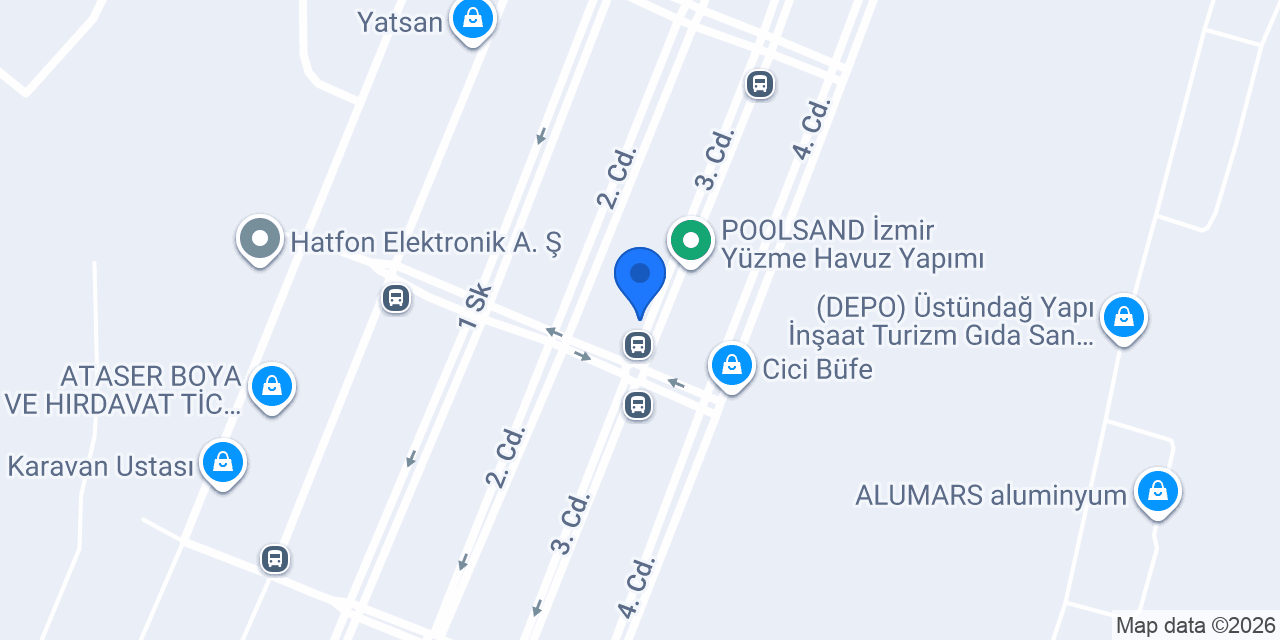 Kozsan Panjur - Kozsan Yapı A.Ş. konumu