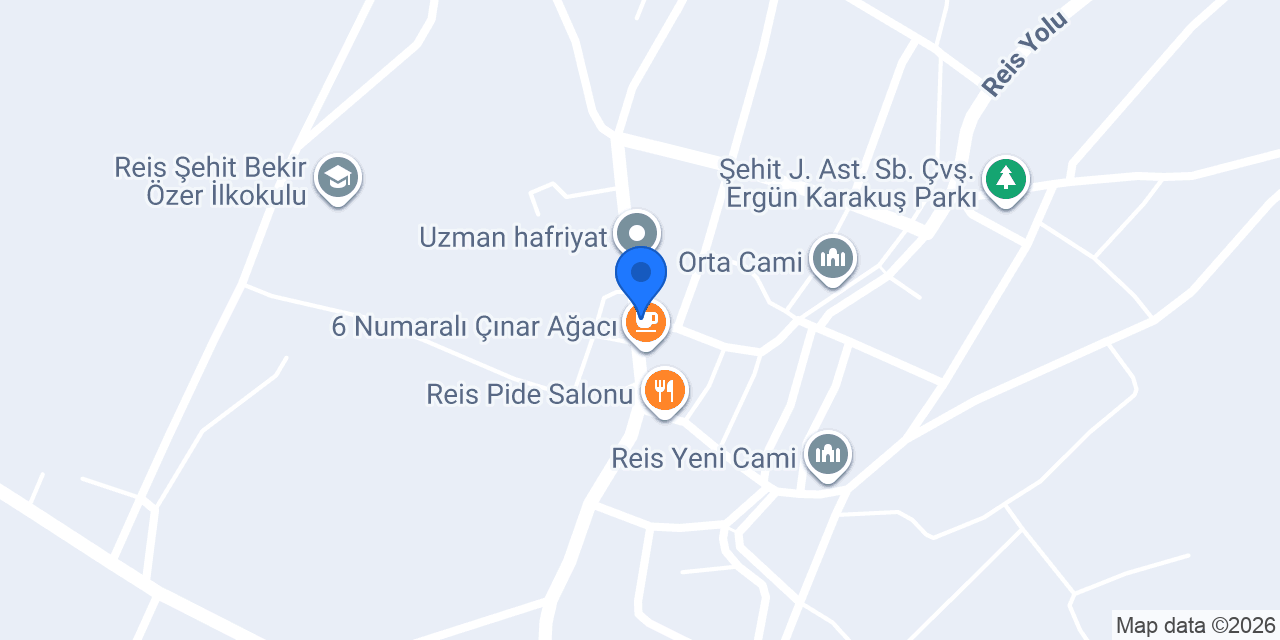 Reis Hafriyat Ali KAVUK konumu