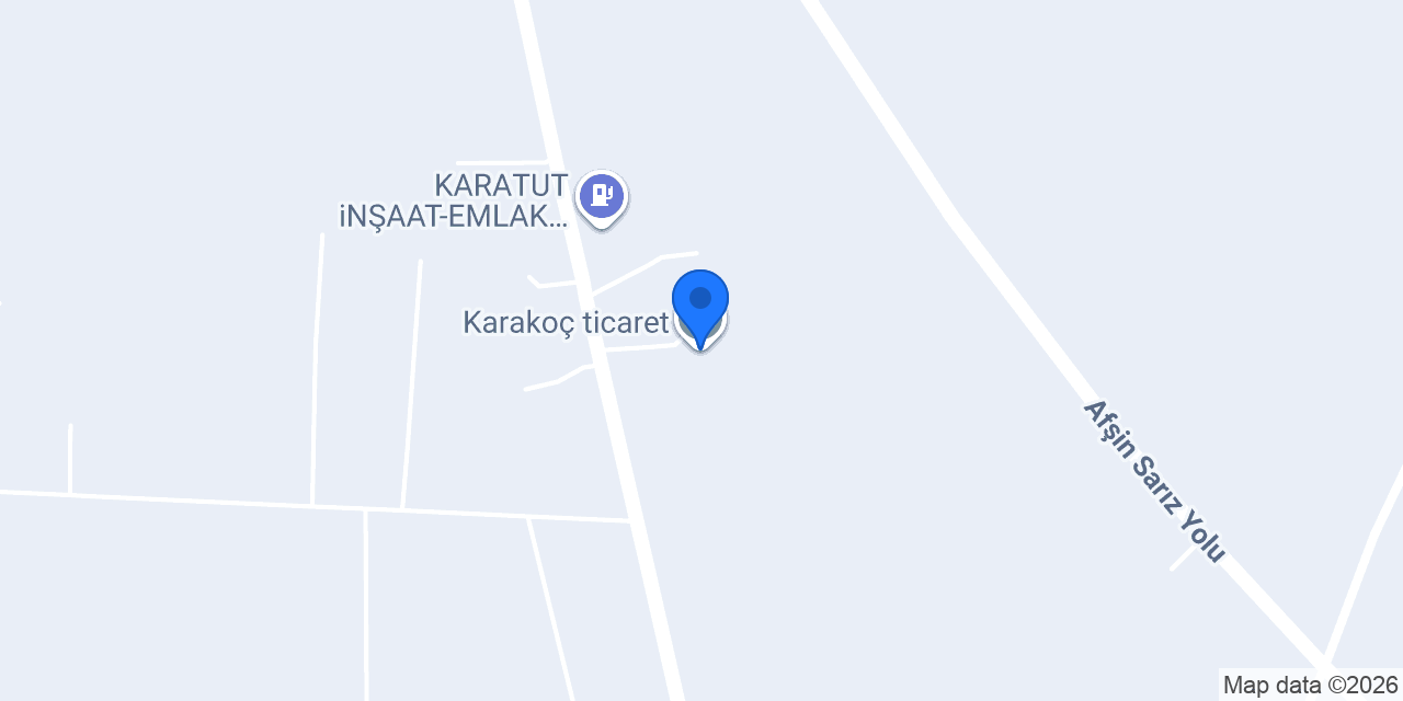 Karakoç ticaret konumu