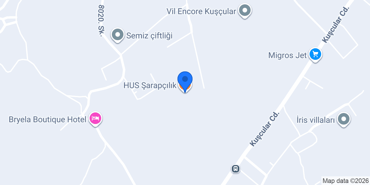 HUS Şarapçılık konumu
