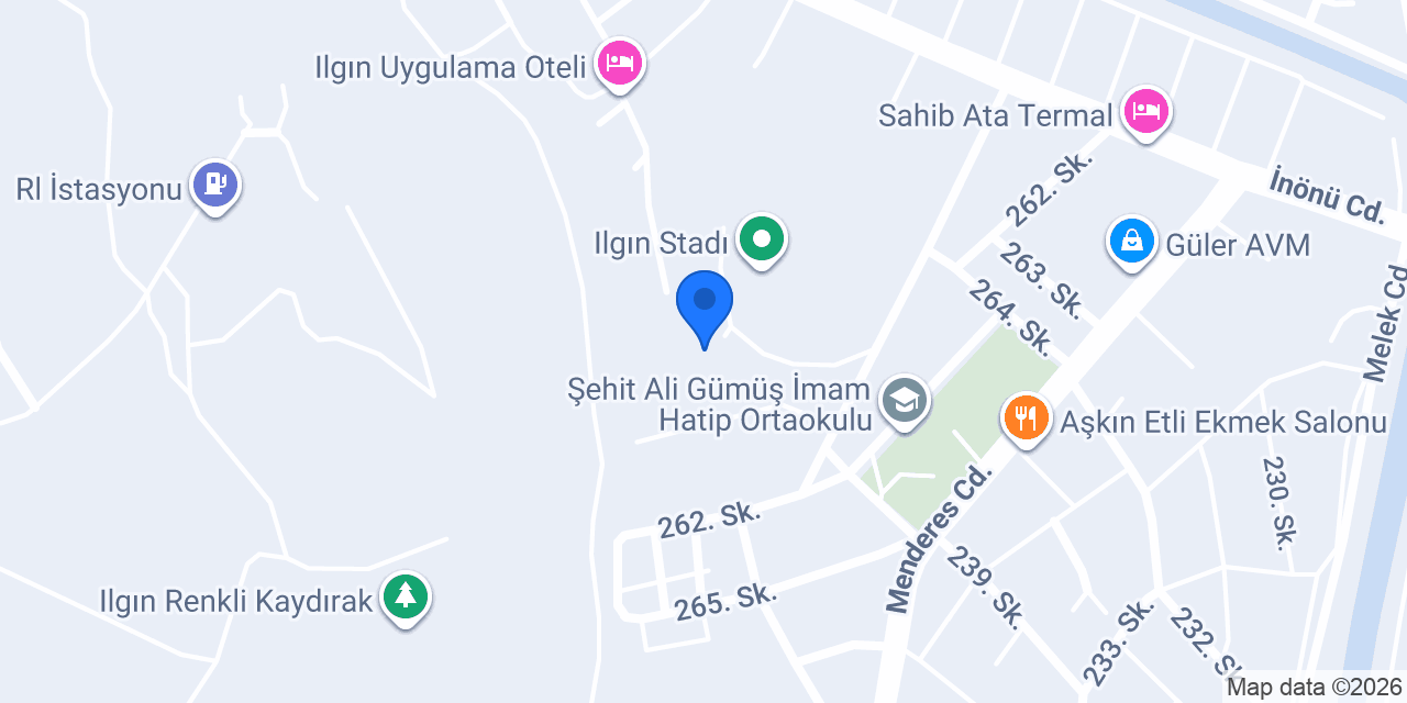 Ilgın Belediyesi Ekmek Fırını konumu