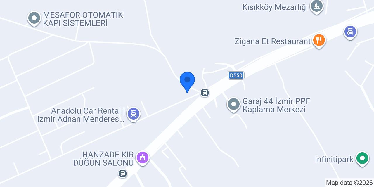 Açı Prefabrik konumu