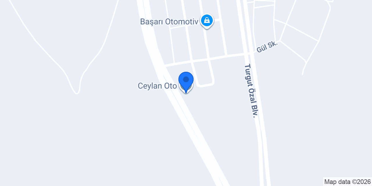 Ceylan Oto konumu