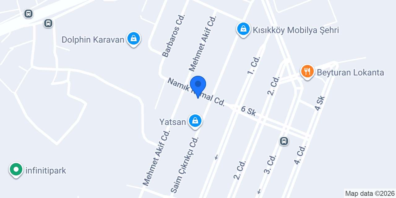 Yayla Mobilya Kısıkköy konumu