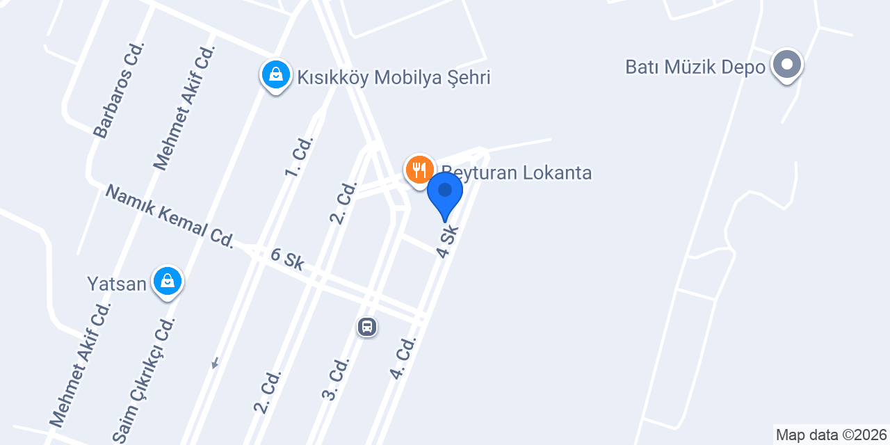 Kısıkköy İtfaiye Müdürlüğü konumu
