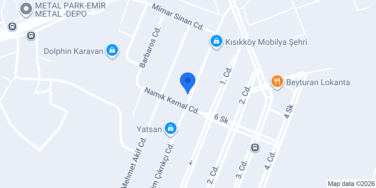 Uluç Mobilya Kısıkköy konumu