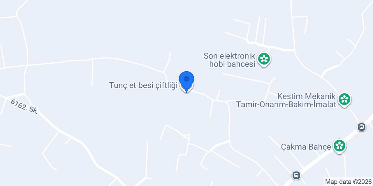 Tunç et besi çiftliği konumu