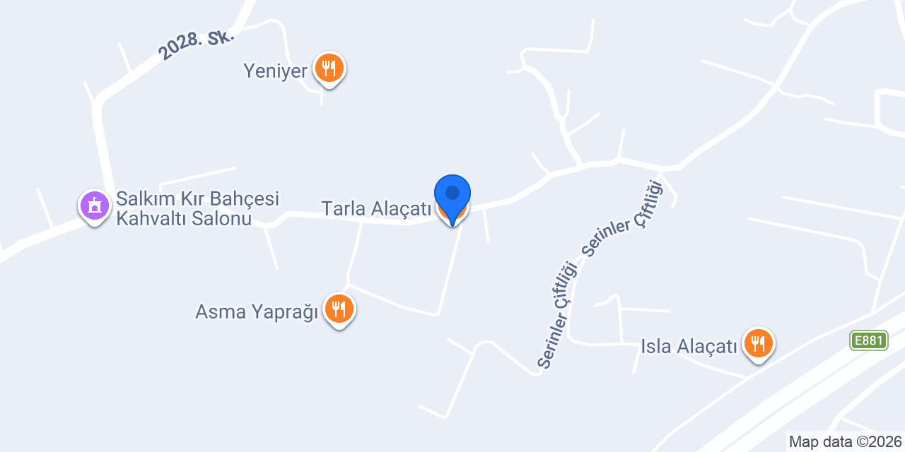 Tarla Alaçatı konumu