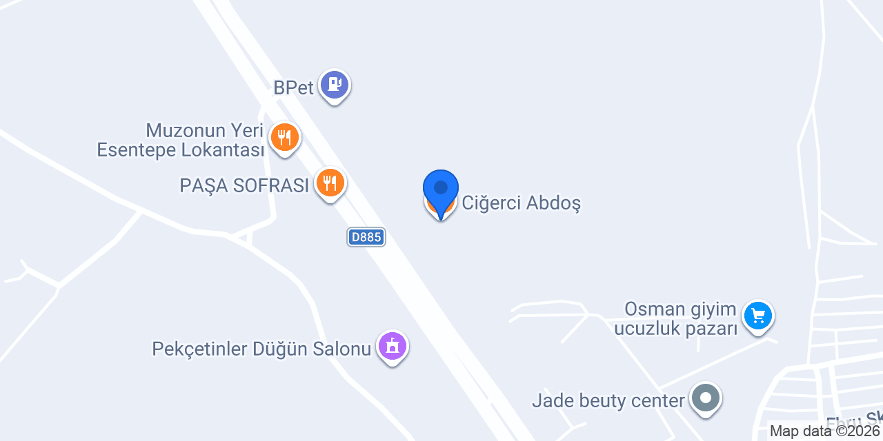 Ciğerci Abdoş konumu