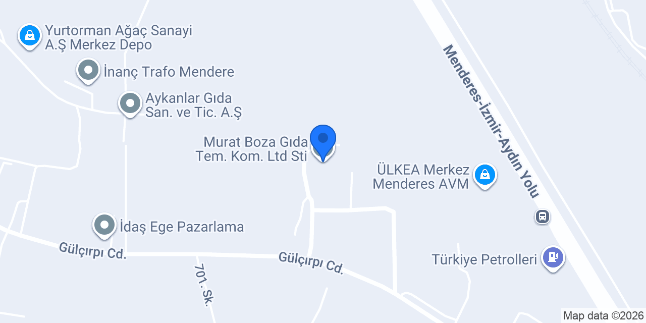 Murat Boza Gıda Tem. Kom. Ltd Sti konumu